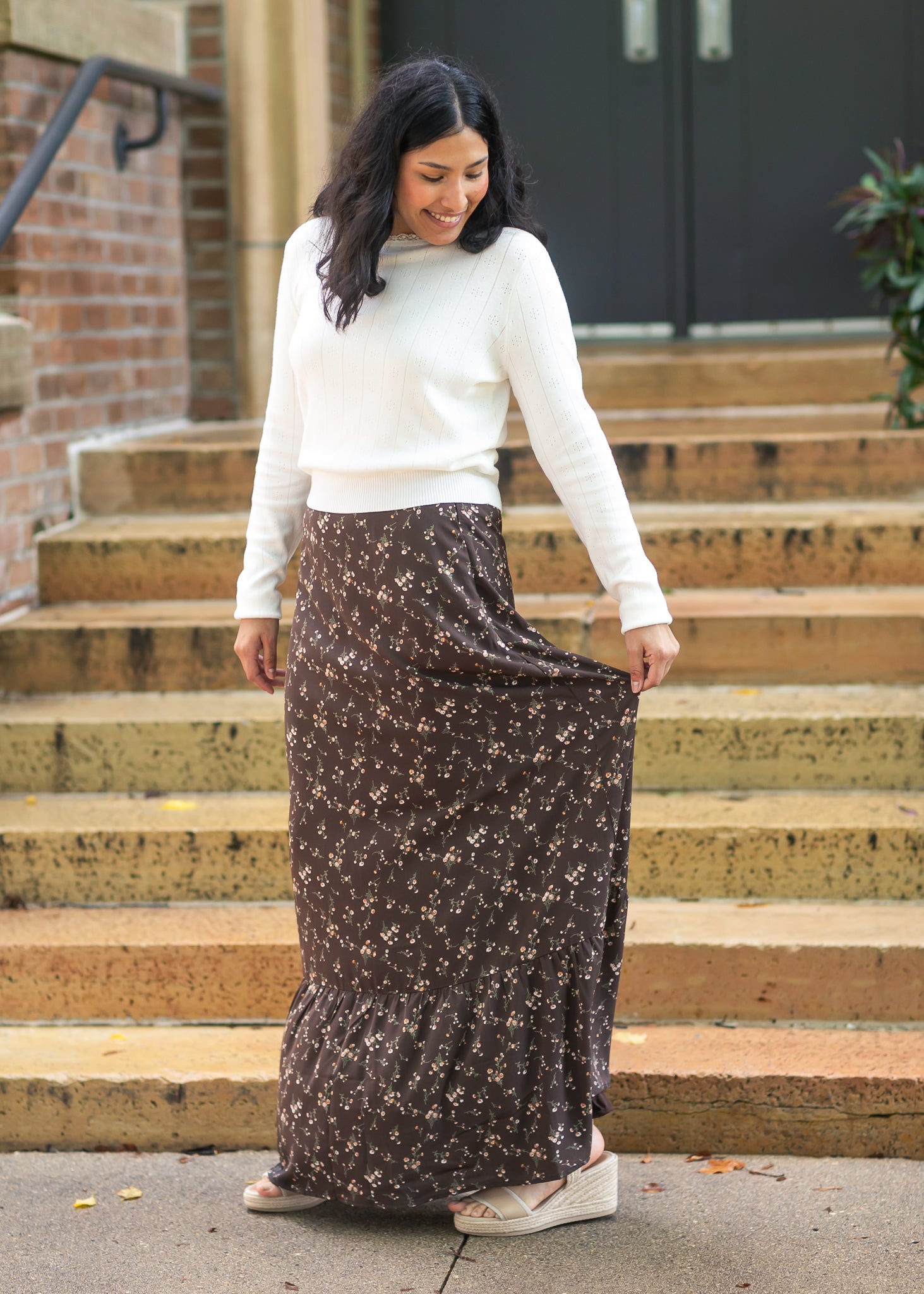 Havyn Lined Maxi Skirt