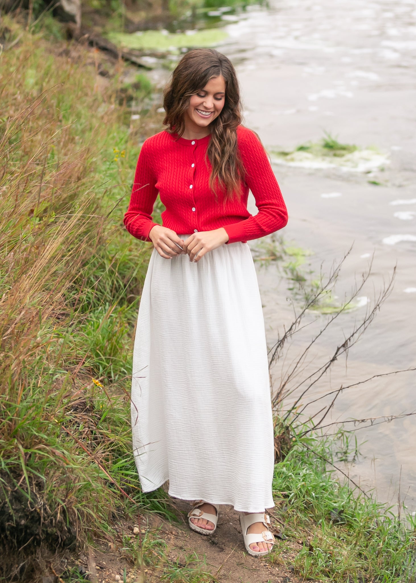 Kalani Cotton Gauze Maxi Skirt