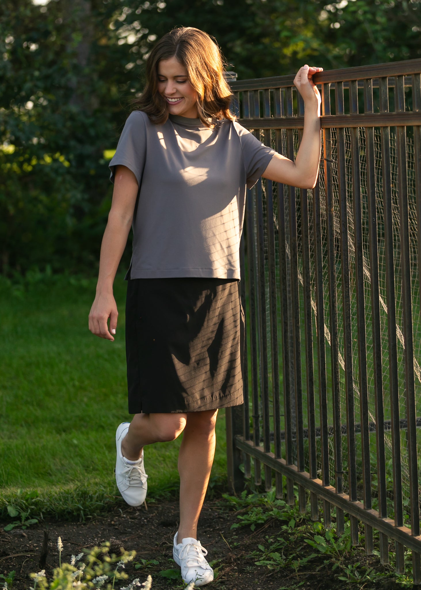 Kia Dusty Mauve Athletic Short Sleeve T-shirt