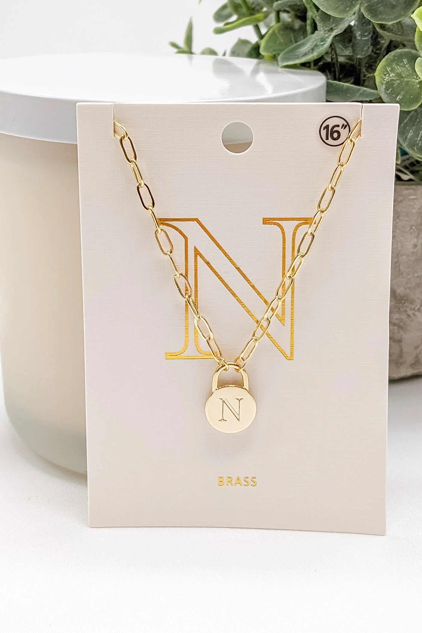 Ashley Initial Necklace