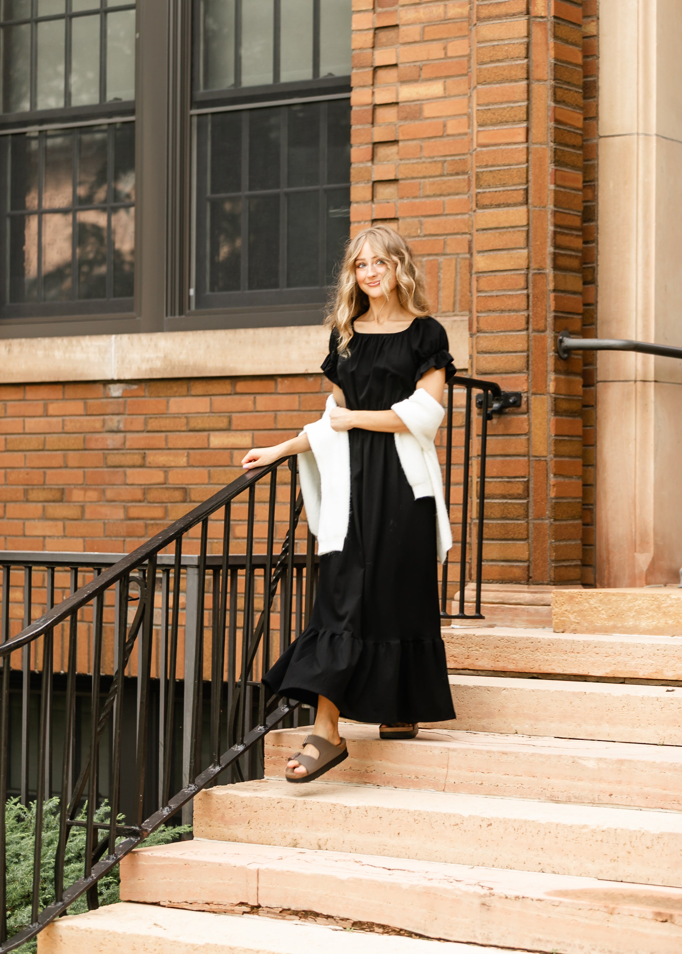 Amy Puff Sleeve Maxi Dress
