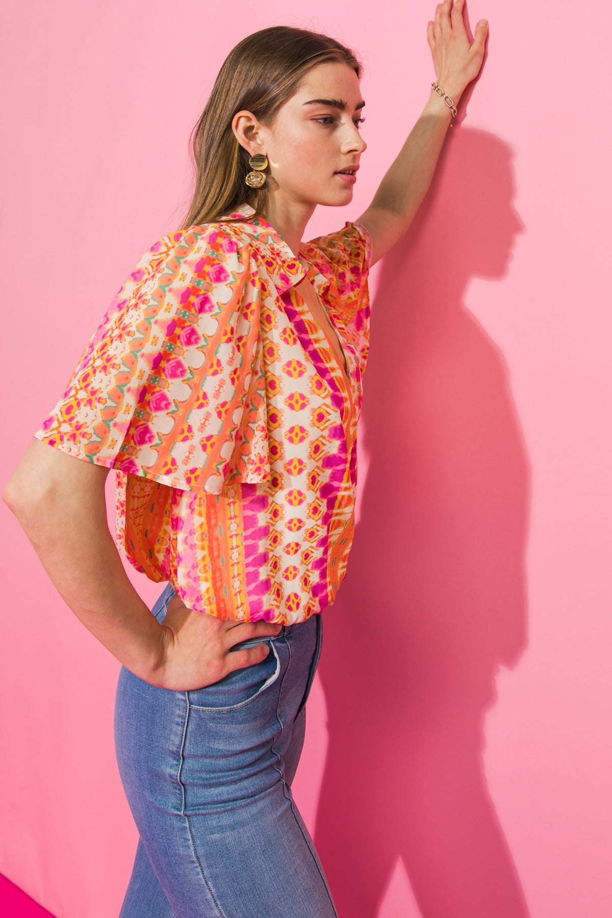 THE STORY CONTINUES WOVEN TOP