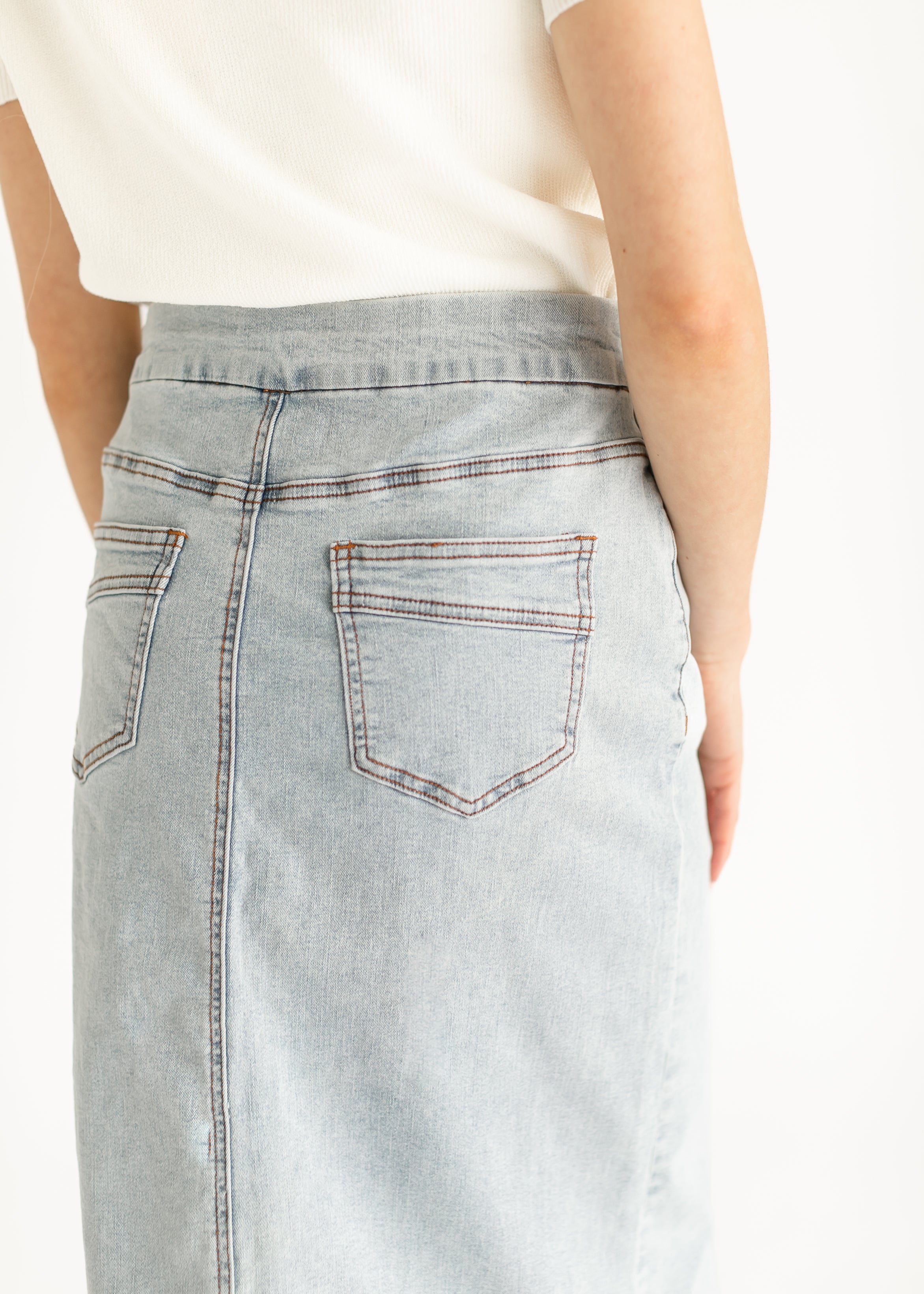 Sandra Midi Denim Skirt