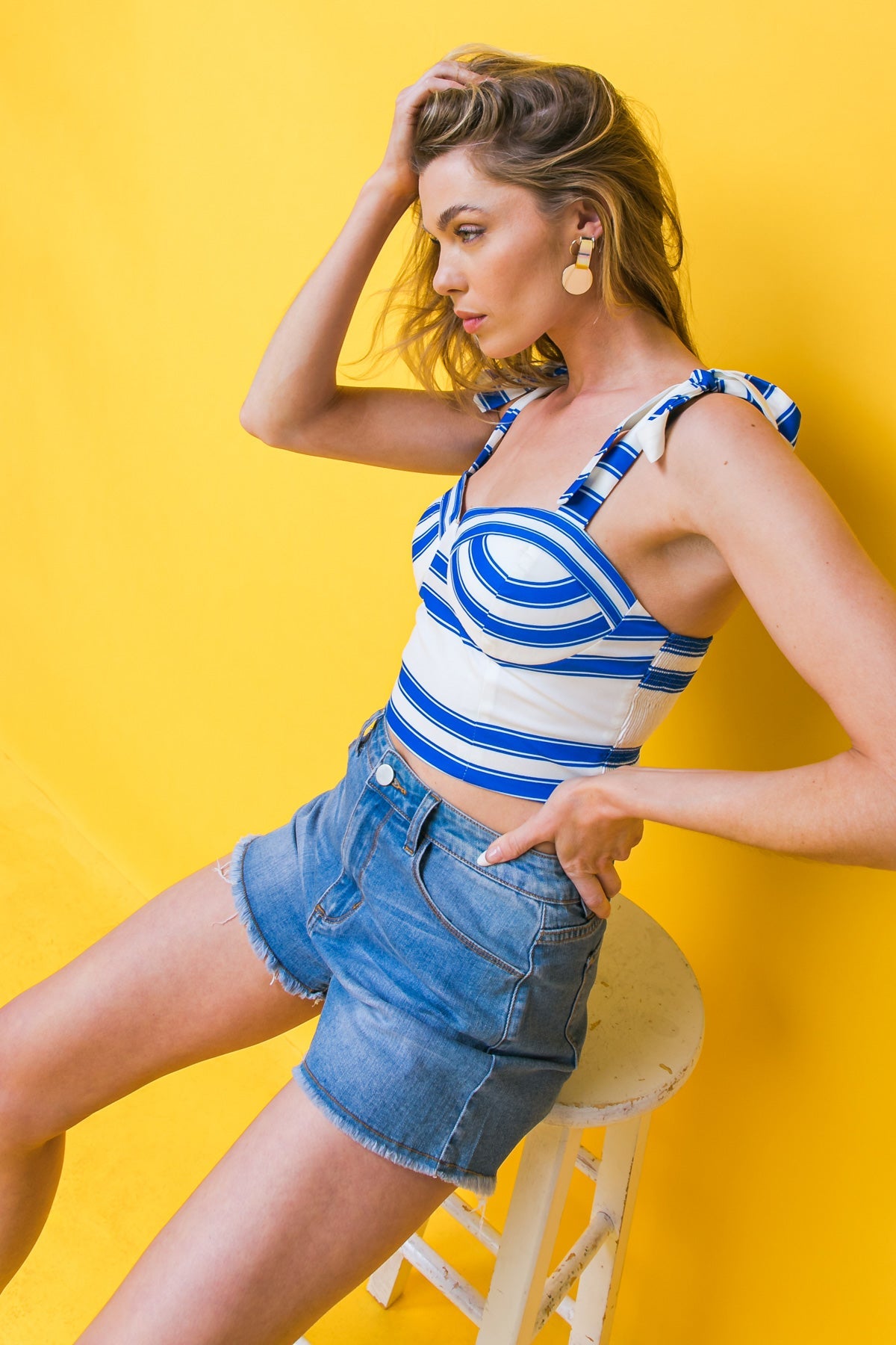 ALL ABOUT LOVE WOVEN TOP