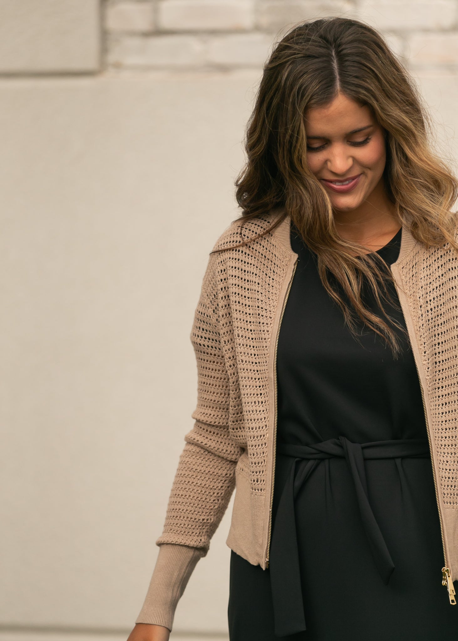 Tate Crochet Open Knit Cardigan