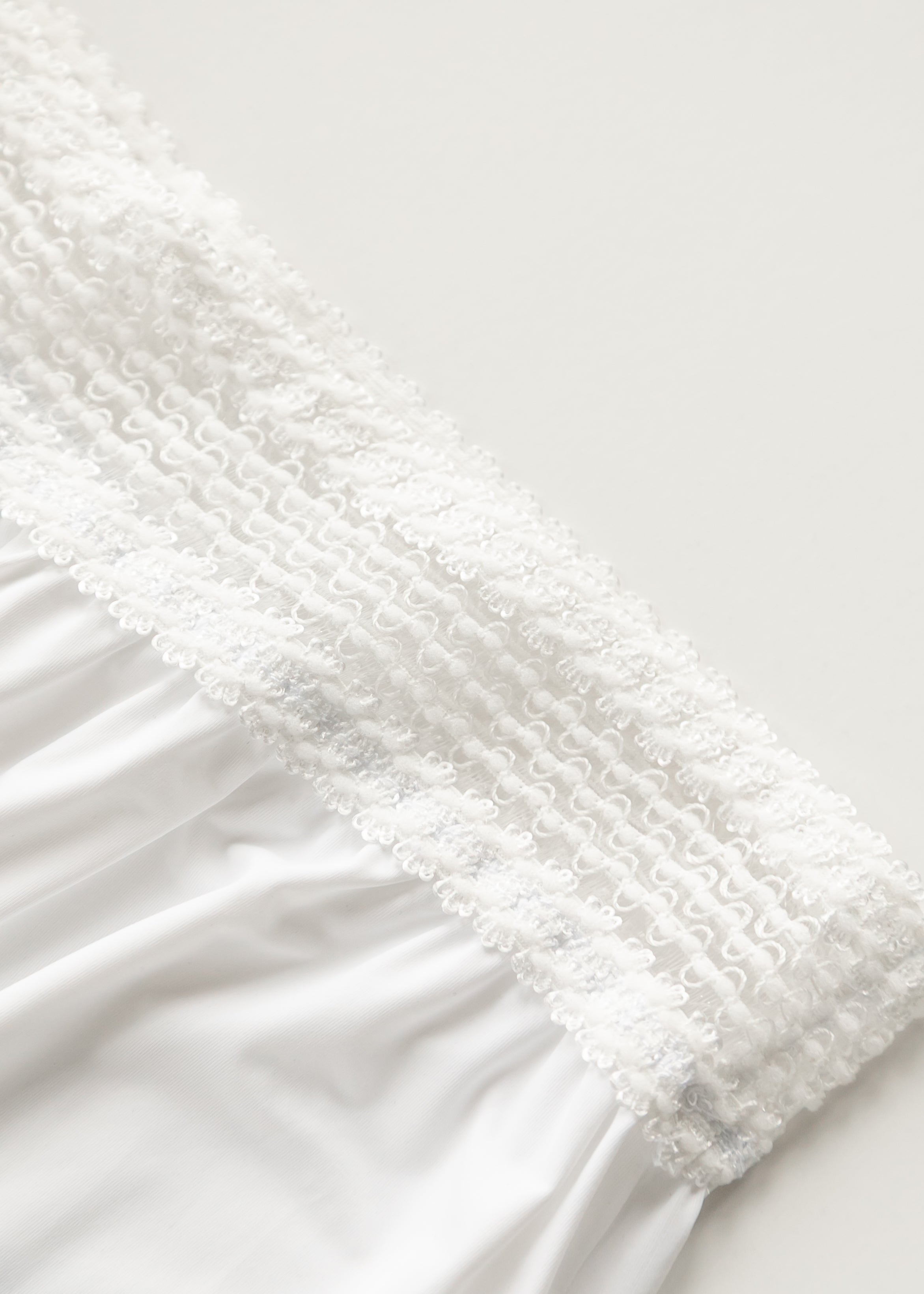 Women's White Half Slip